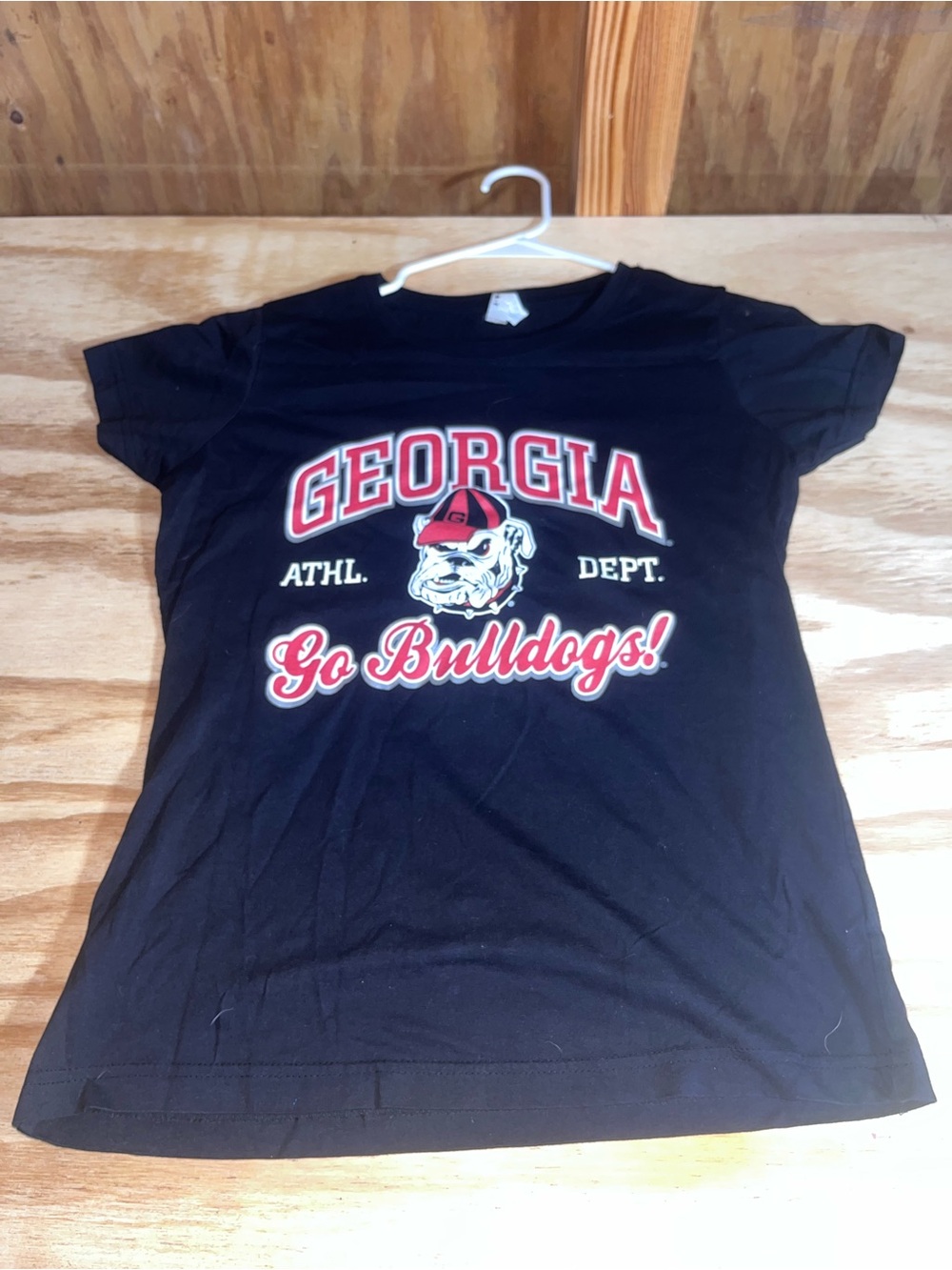 Georgia Bulldogs Black Graphic Tee